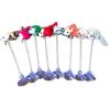 Cat Toy Cat-friendly Design Soft Feather Mouse Imitation Spring Toy for Home