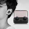 TI8S Wireless Bluetooth Earphones Portable Mini Sports Headsets with Charging BoxBlack