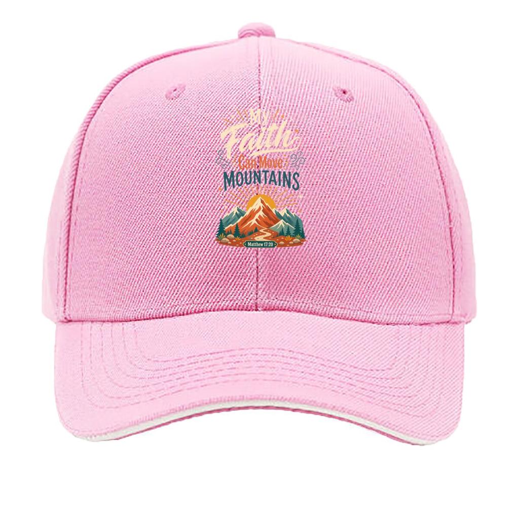 Faith Peaks Scripture Inspiration Le Hip Hop Hat Fashion Outdoor Sports Sandwich Baseball Cap