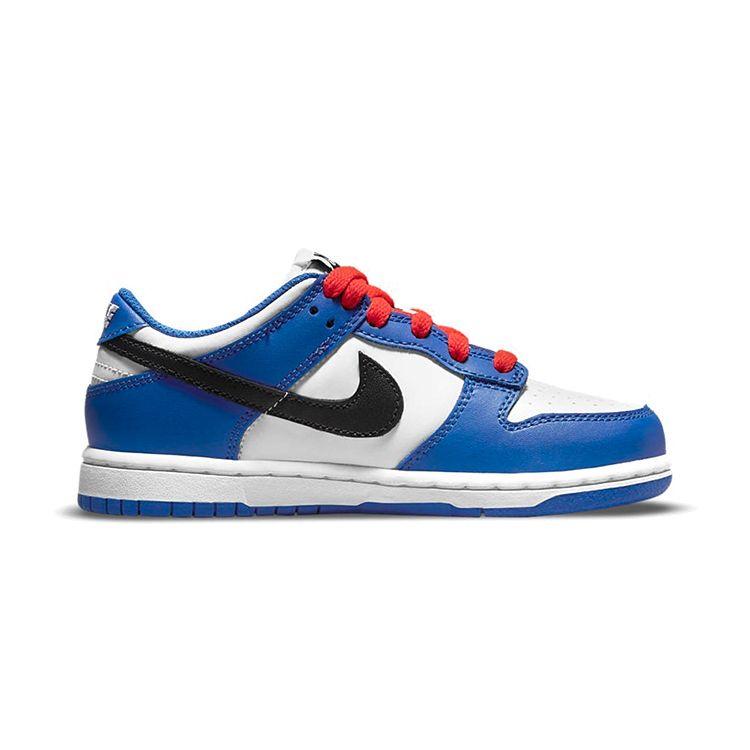 Nike Dunk Low PS Game Royal Crimson Kids Sneakers Blue White Black CW1588-104