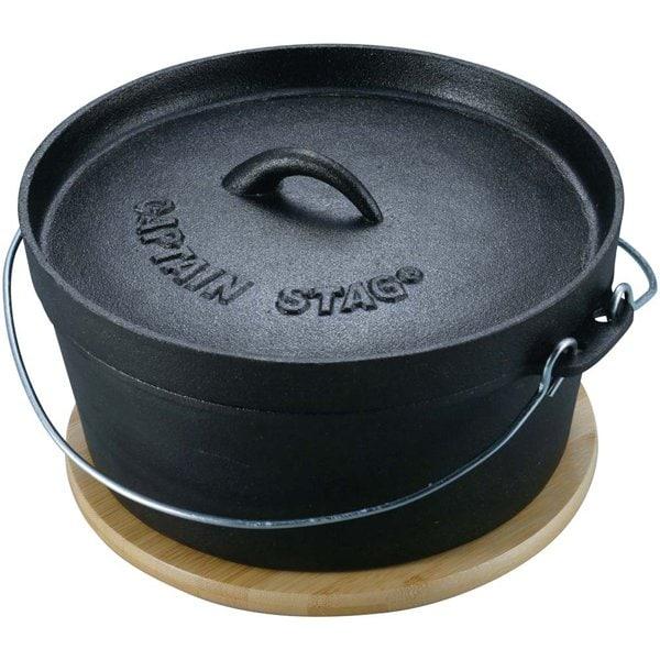 Captain Stag Captain Stag Ug 3070 [dutch   Skillet Bamboo Plate Set]