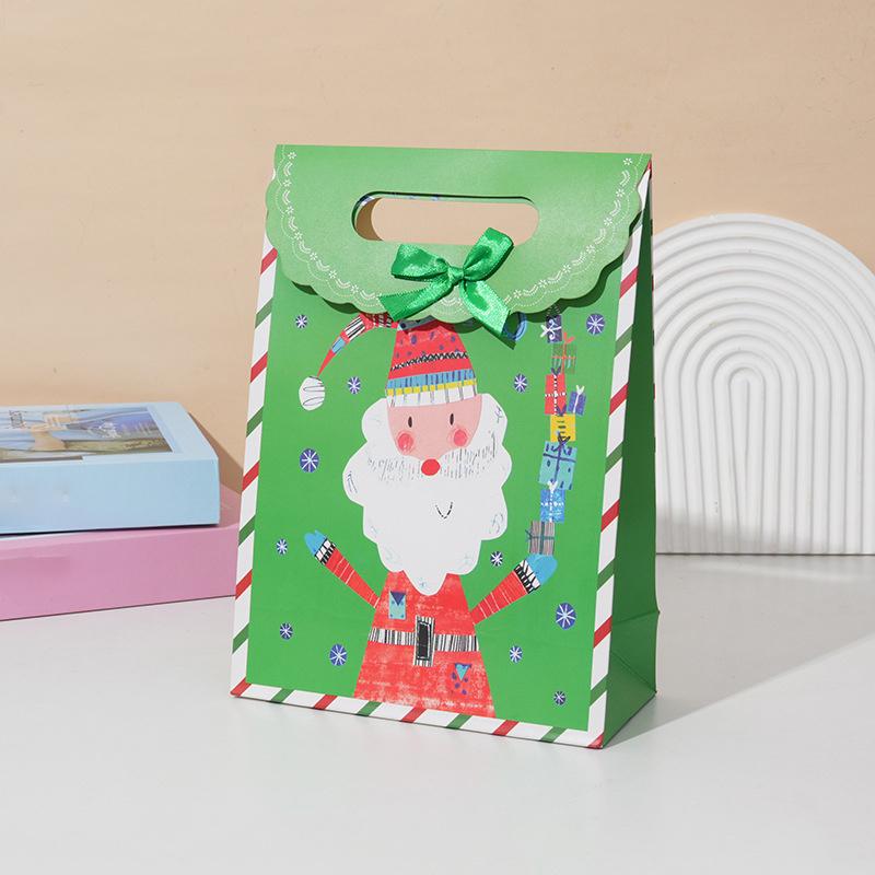 

12 шт. Рождественские подарочные пакеты Белые бумажные пакеты для упаковки подарков на праздники Рождественские подарочные пакеты Рождественские подарочные пакеты