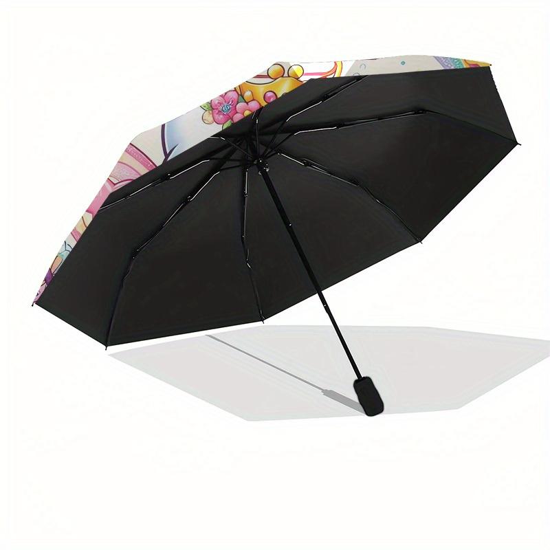 1pc Hello Kitty Fairy Princess Umbrella with Plastic Handle,Suitable for All Seasons Home Travel Outdoor UmbrellaSanlio389