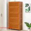 Vertical Shoe Cabinet Shoe Cabinet with Dust-proof Door Large Capacity Entrance Cabinet Wooden Sturdy and Stable Shoe Cabinet