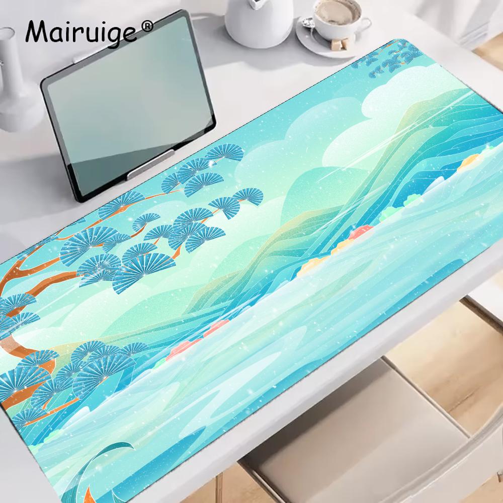 Landscapes Mousepad Speed Table for Setup Office Carpet Large Mousepad x Set Up Desk Mat Keyboard Mat Rug Mouse Mats
