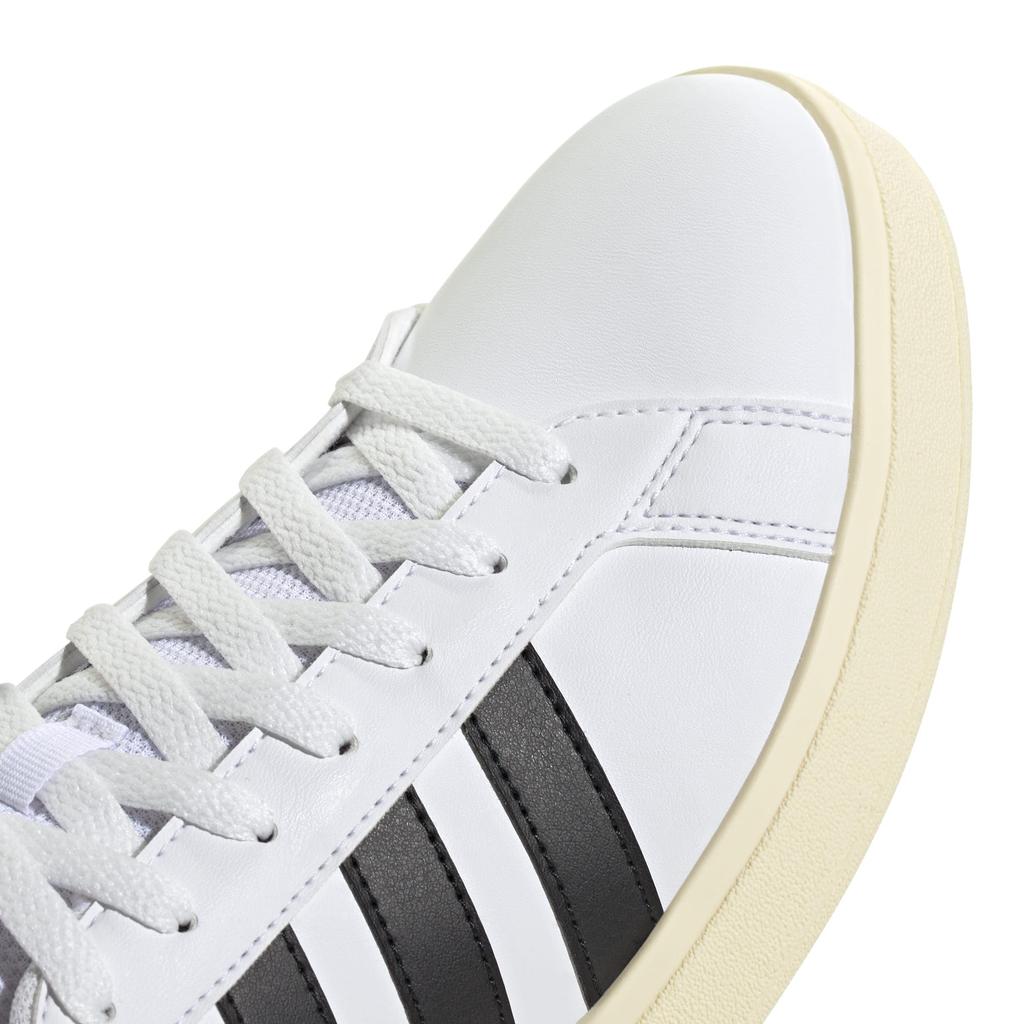 Adidas Grand Court TD Lifestyle LIT50 Footwear Vanilla Size Cm Sneakers, White/Core Black/Warm (JQ0525), 29.0