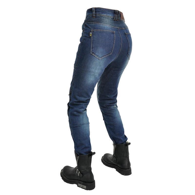 New Motorcycle Jeans for Women, Cordura Tear-resistant Retro Casual Cycling Pants, Four-season Locomotive Drop-proof Pants