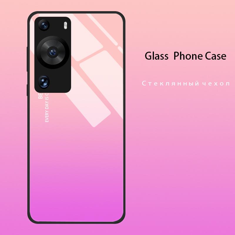 For Huawei P60 Pro Case Cover for Huawei P60 Pro Fundas Tempered Glass Case Hard Shockproof Coque Bumper For Huawei P60Pro Case