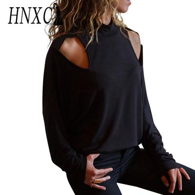 Women's Fashion Casual Autumn Winter Colour Block Print  Long Sleeve Half Turtleneck Blouses & Shirts