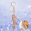 Key Chain Holder   Keychain   Alloy Rhinestone High Heel Key  Pink