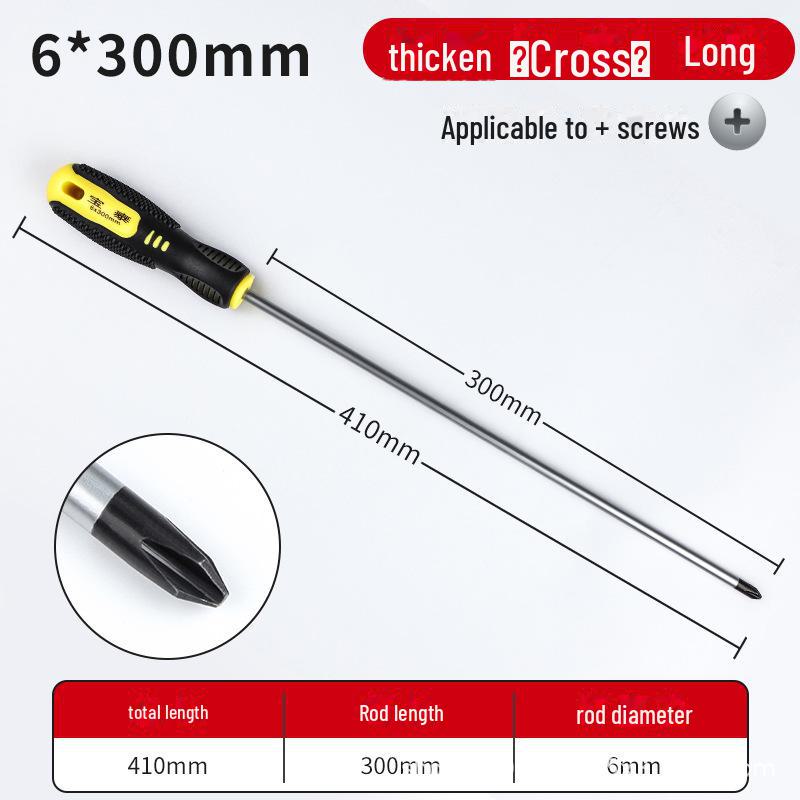 Industrial-Grade Magnetic Multifunction Screwdriver for Household Repairs