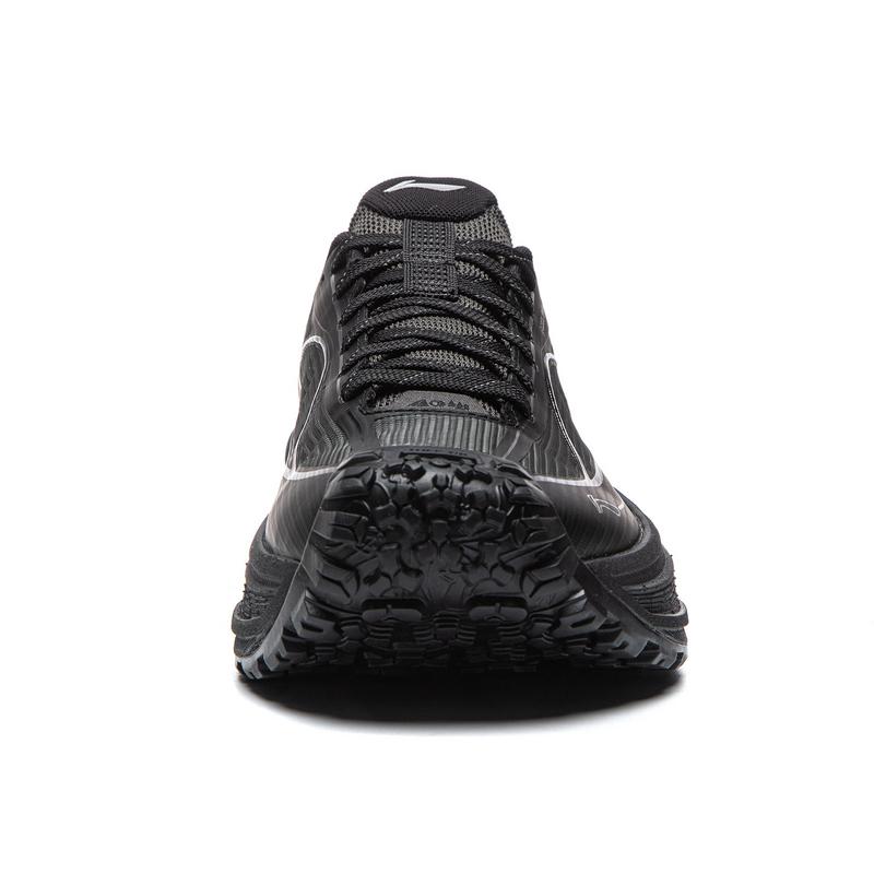 Li Ning Outdoor CF Tracing Xichang 2SE Reflective Rebound Grip Low top Hiking Shoes Unisex Night Black Coal Gray AHTW069-4
