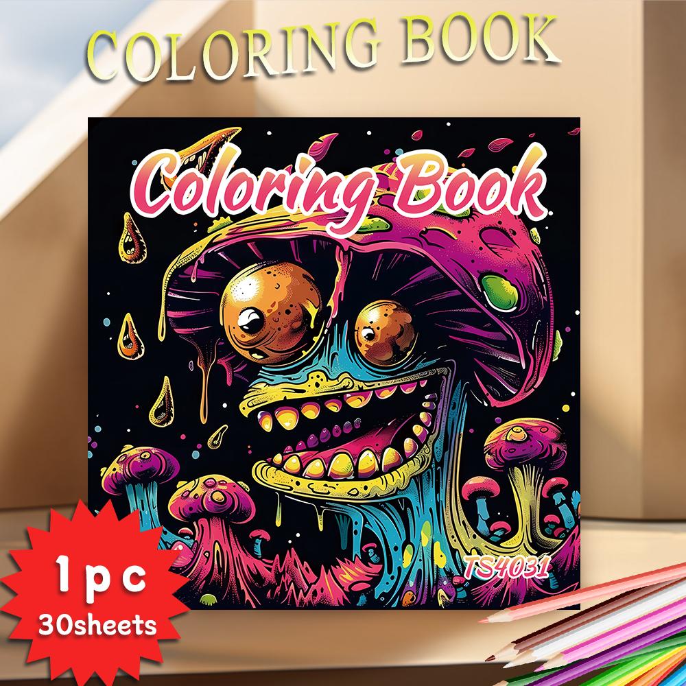 

Книга-раскраска для взрослых - 30 листов Женская книга-раскраска на спирали, 8,3x 8,3 дюйма, книга для рисования, подарок на день рождения, подарок для праздничной вечеринки