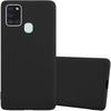 Verre trempé pour Samsung Galaxy A21S bords noirs et coque de protection souple Noir avec Stylet Toproduits®