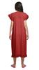 Moomaya Women's Short Sleeve Nightdress For Ladies Solid Cotton Nightwear
