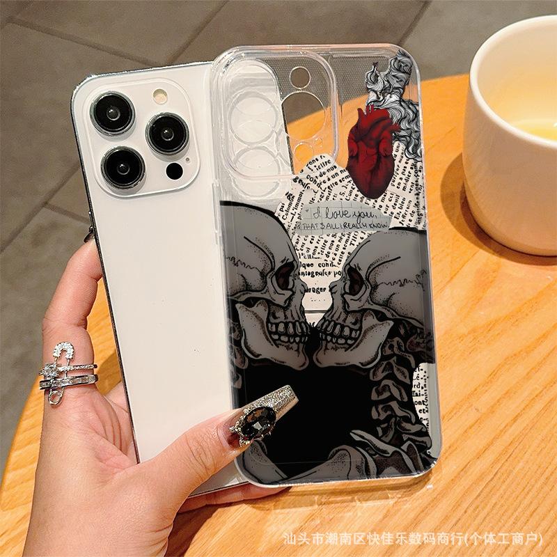 Pumpkin Bat for Apple 15Promax phone case iPhone14/13/12/11 Pro niche xs tide 16