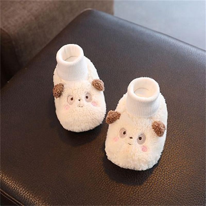 Newborn Baby Fleece Shoes Winter Toddler Boy Girl Walkers Boots Cotton Comfort Soft Anti-slip Warm Infant Shoes