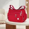 Sac Bandoulière Femme Imperméable Grande Capacité Cabas Décontracté Sac à Épaule en Nylon Portefeuille Sac à Main Léger Sac Messager de Voyage
