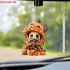 Cute Cartoon Skull Pumpkin Pattern Acrylic Pendant For Decoration Halloween