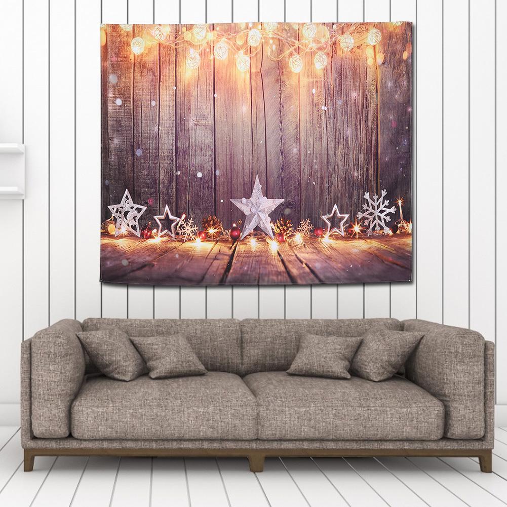 Christmas Wall Tapestry Wall Hanging Mat Carpet for Living Room Bedroom Dorm Home Decor