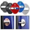 BTP5   4PCS Car Door Lock cover Protect Buckle Cover Latch Stop Anti Rust Car Accessories For Mercedes Benz W211 W210 W213 W203 W205