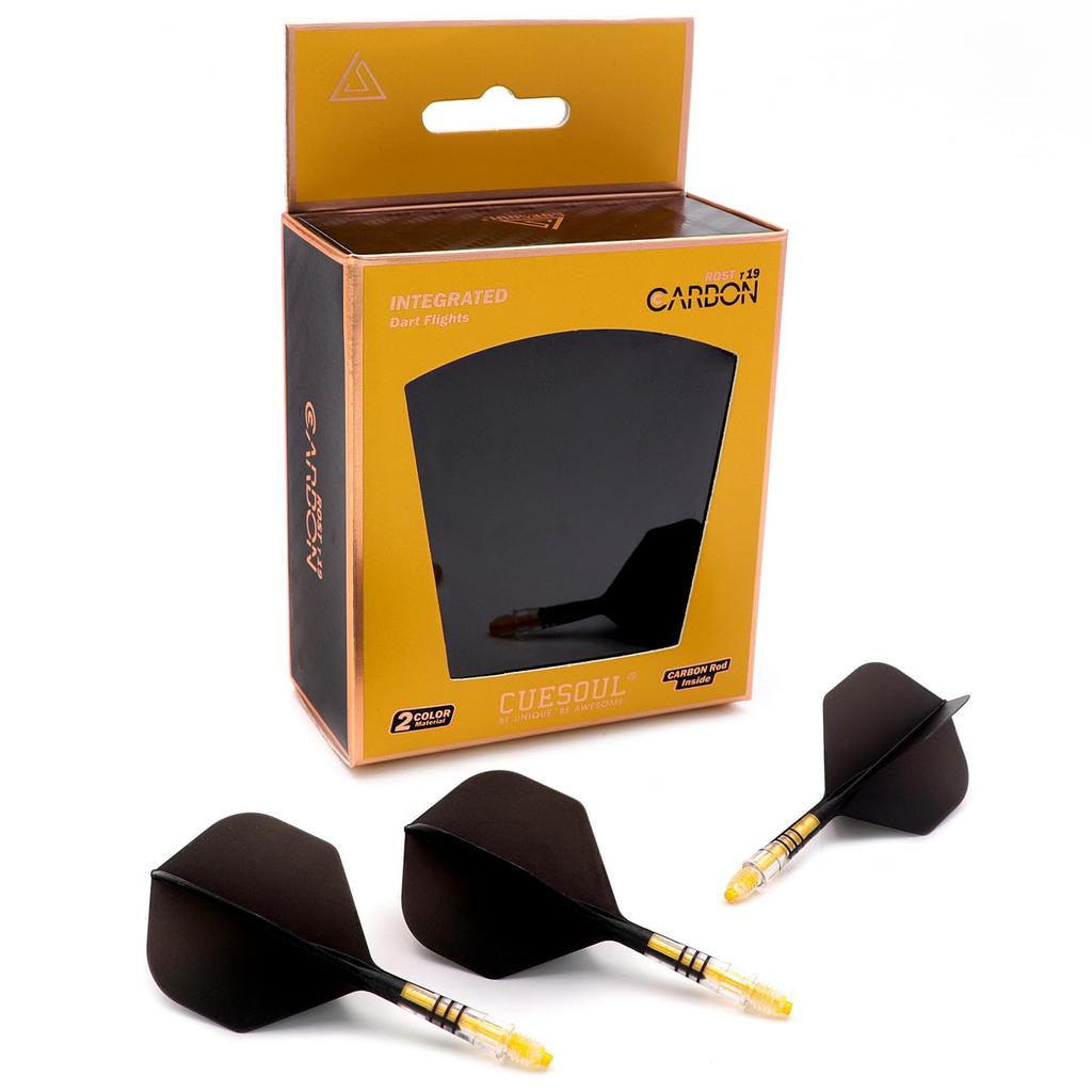Cuesoul ROST AK57 T19 Carbon Fiber Rod Integrated Flight Standard Shape Set of 3 Built-in (CS-AK57XB1-3)