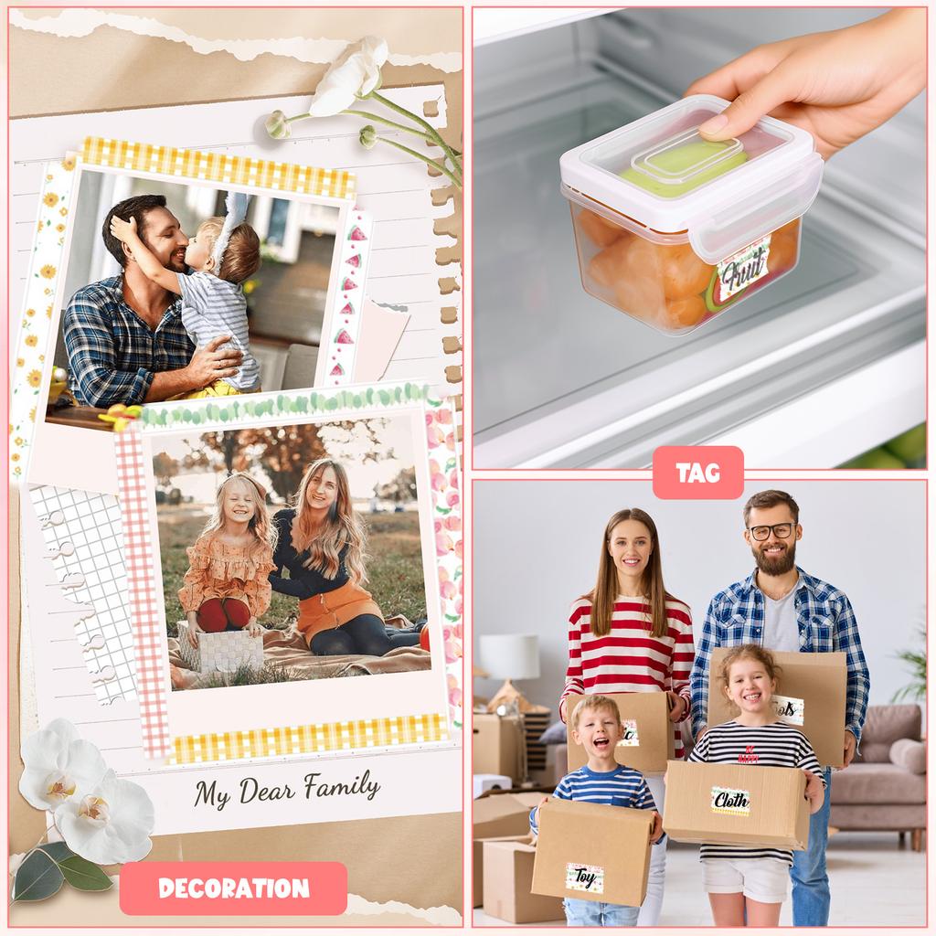 10 Rolls Washi Tape Aesthetics Decor Adhesive Tape Washi Tape DIY Scrapbooking Material Sticker Label Stationery School Supplies
