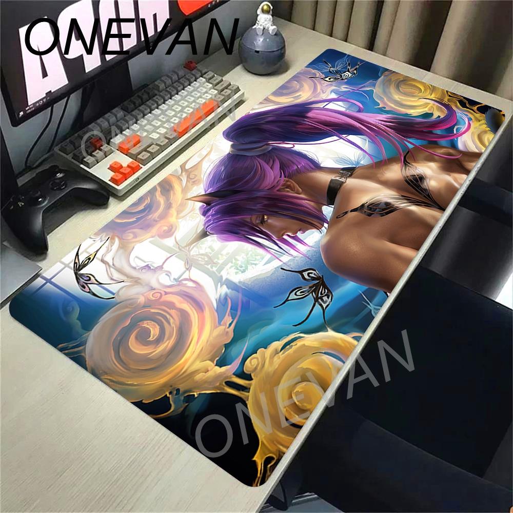 Japan Cool Anime Mouse Pad Laptop Black And White Keyboard Rug PC BLEACH Gamer Cabinet Desk Mat XXL Rubber Anti Slip Mousepad