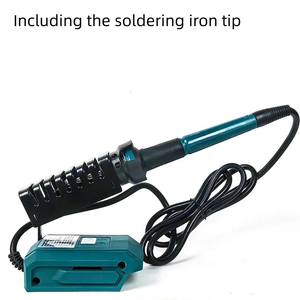 

60W Power Cordless Soldering Iron 936 Tip Wireless Electric Soldering Iron Internal Heat зелений