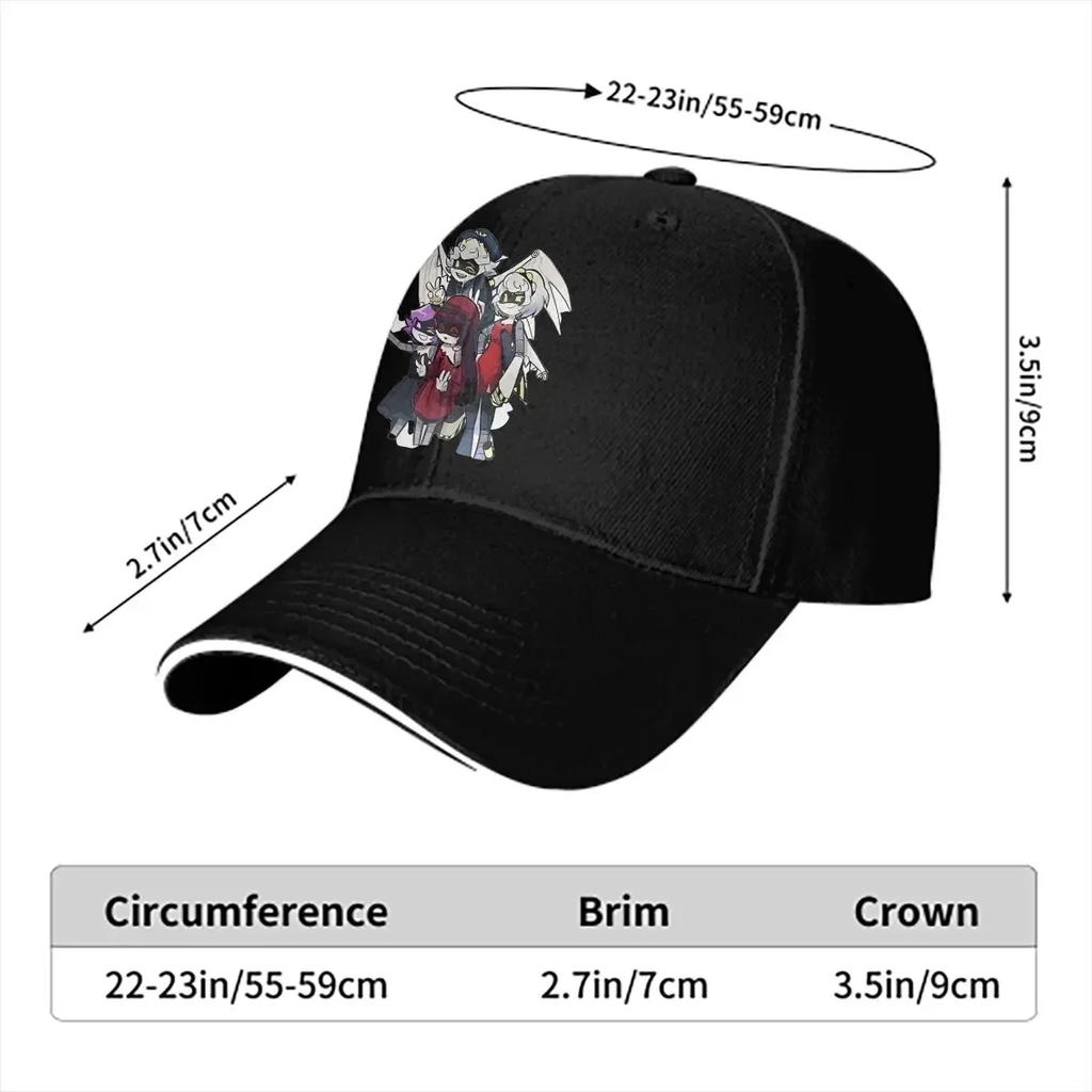 Pure Color Dad Hats Wings Mens Hat Sun Visor Baseball Caps Murder Drones Peaked Cap