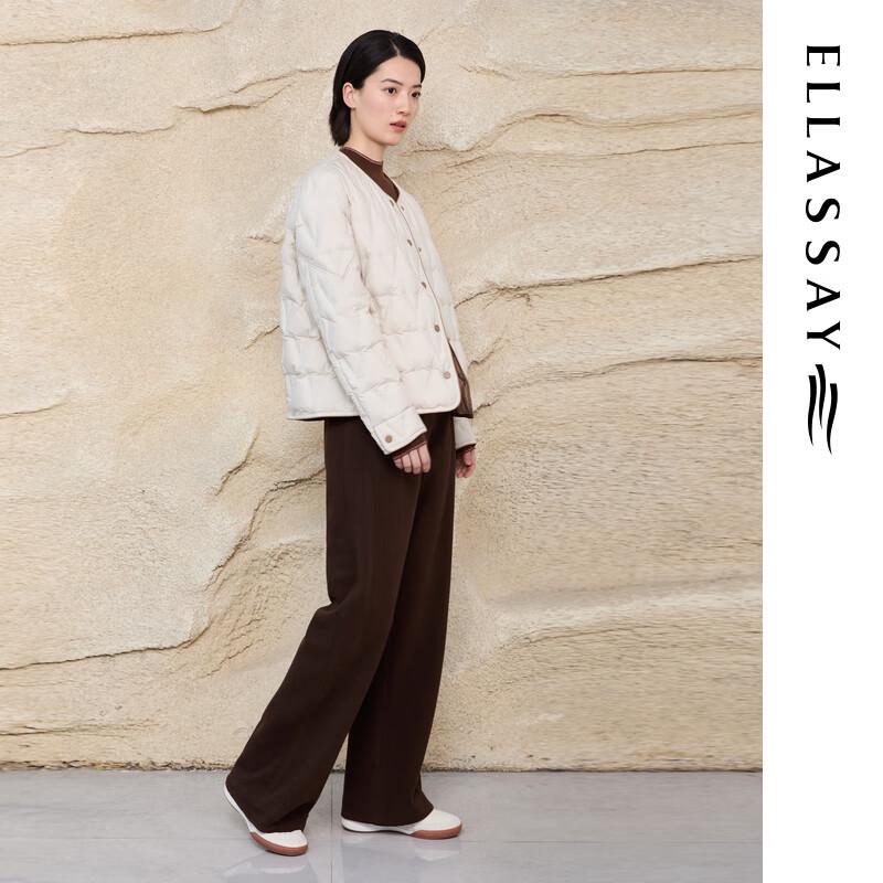 ELLASSAY 2025 Winter Elegant Minimalist Women's Goose Down Jacket