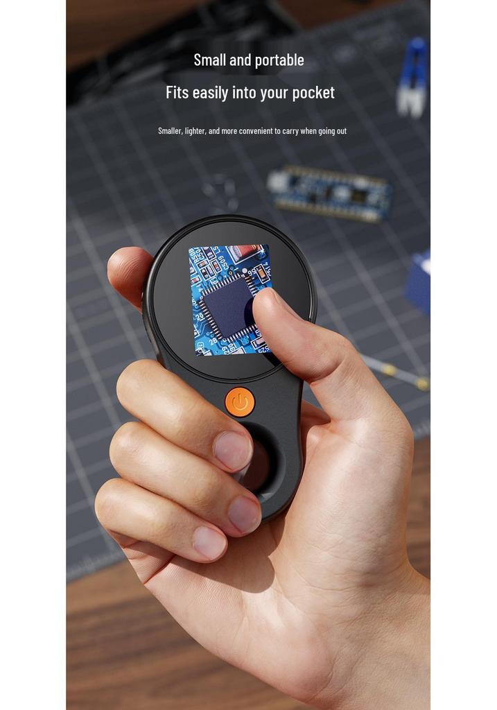 370 Handheld Digital Microscope: 2MP Portable HD Electronic Magnifier for Kids