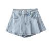 Fashion Style 2023 New Arrival Women's Clothing Stylish Slim Looking Easiest for Match Casual High Waist Stretch Pleated Denim Skirted Leggings