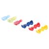 Electrical T Tap Connectors Set Quick Splice Crimp Terminals Nylon Fully Insulated Male Spade