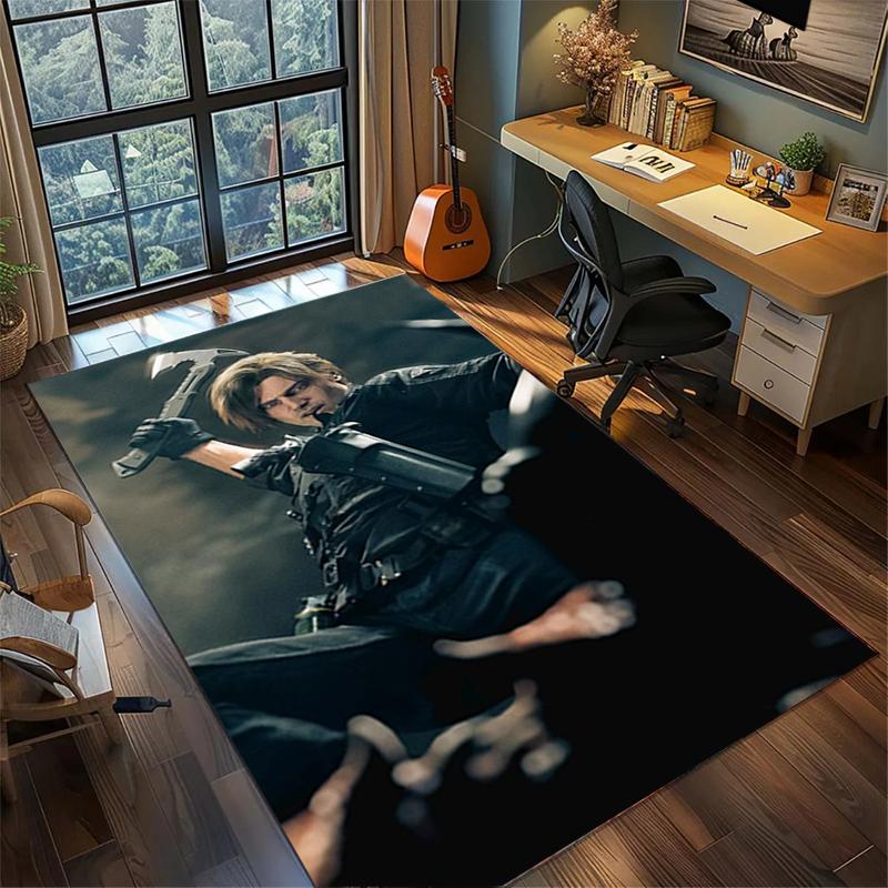"Resident Evil" Large Area Rug Carpet Non Slip Washable Floor Mat Gamer Room Bedroom Home Decor—kwq75