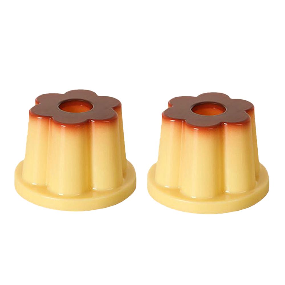 1PC Creative Pudding Pen Holder Cute Pudding Pen Holder Birthday Gift Creative Desktop Girl Heart Small Ornament Lovely Ornament