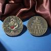 Commemorative coins for the the Year of the Loong, Chinese auspicious dragon, high-end zodiac coins, and large bronze medallions
