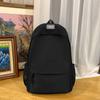 Student Schoolbag Solid Color Campus Backpack Women Large Capacity Backpack