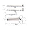 BBQ Seasoning Sauce Stainless Steel Meat Injector Durable Needle Kitchen Tools Grill Tool Cooking Syringe BBQ Cooking
