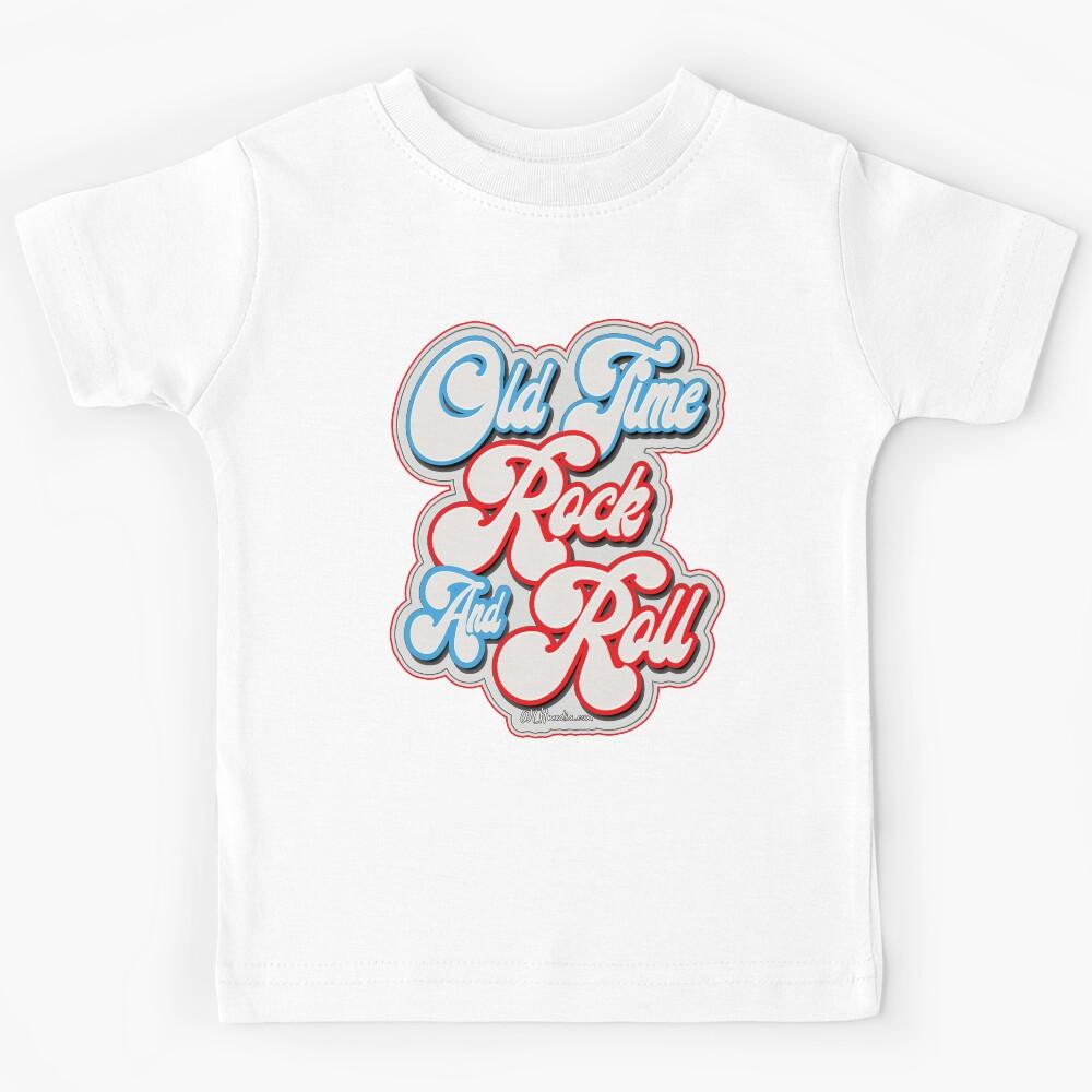Old Time Rock and Roll Word Art v2 Kids T-Shirt 160