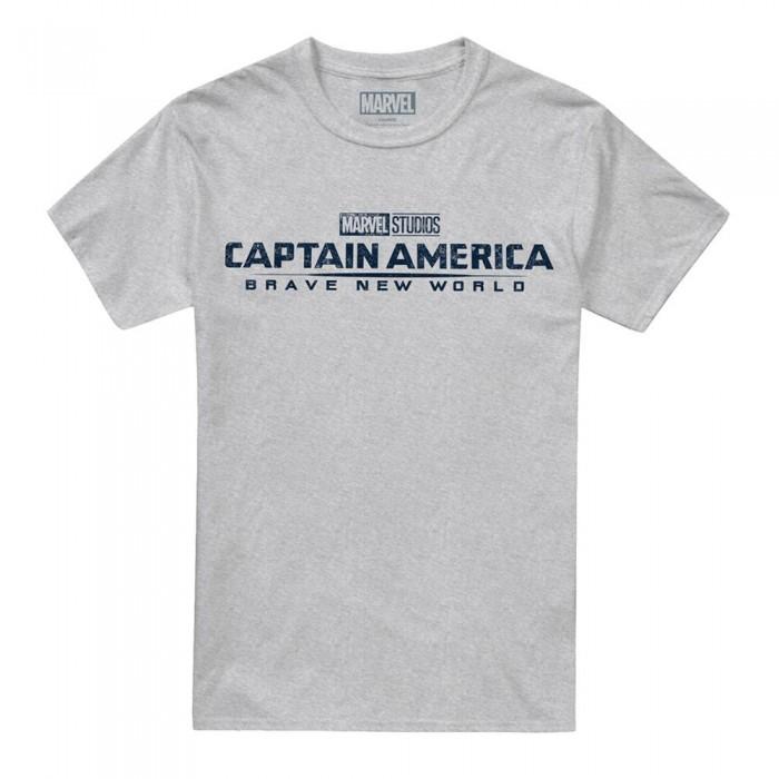 Captain America: Brave New World Mens Distressed Logo T-Shirt