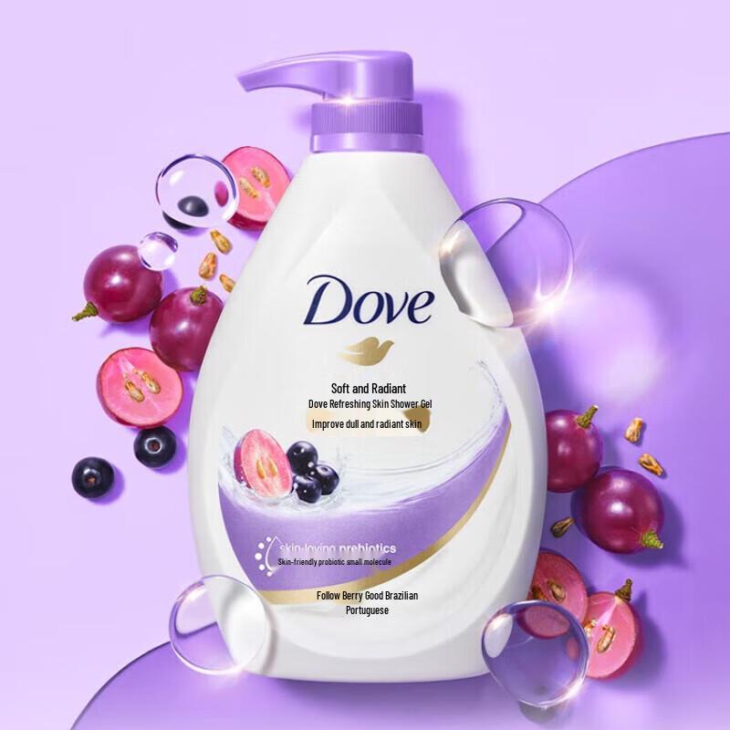 Dove Shower Gel Duo Pack: Deeply Nourishing & Gentle Brightening