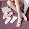 5 Pairs Womens Socks Kitty Crew Short Socks Creative Printing Socks Cartoon Cute Kitten Ankle Sock
