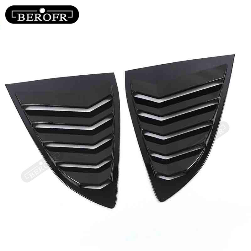 For Honda Breeze Carbon Fibre Rear Window Side Vent Louver Shutter Cover Trim
