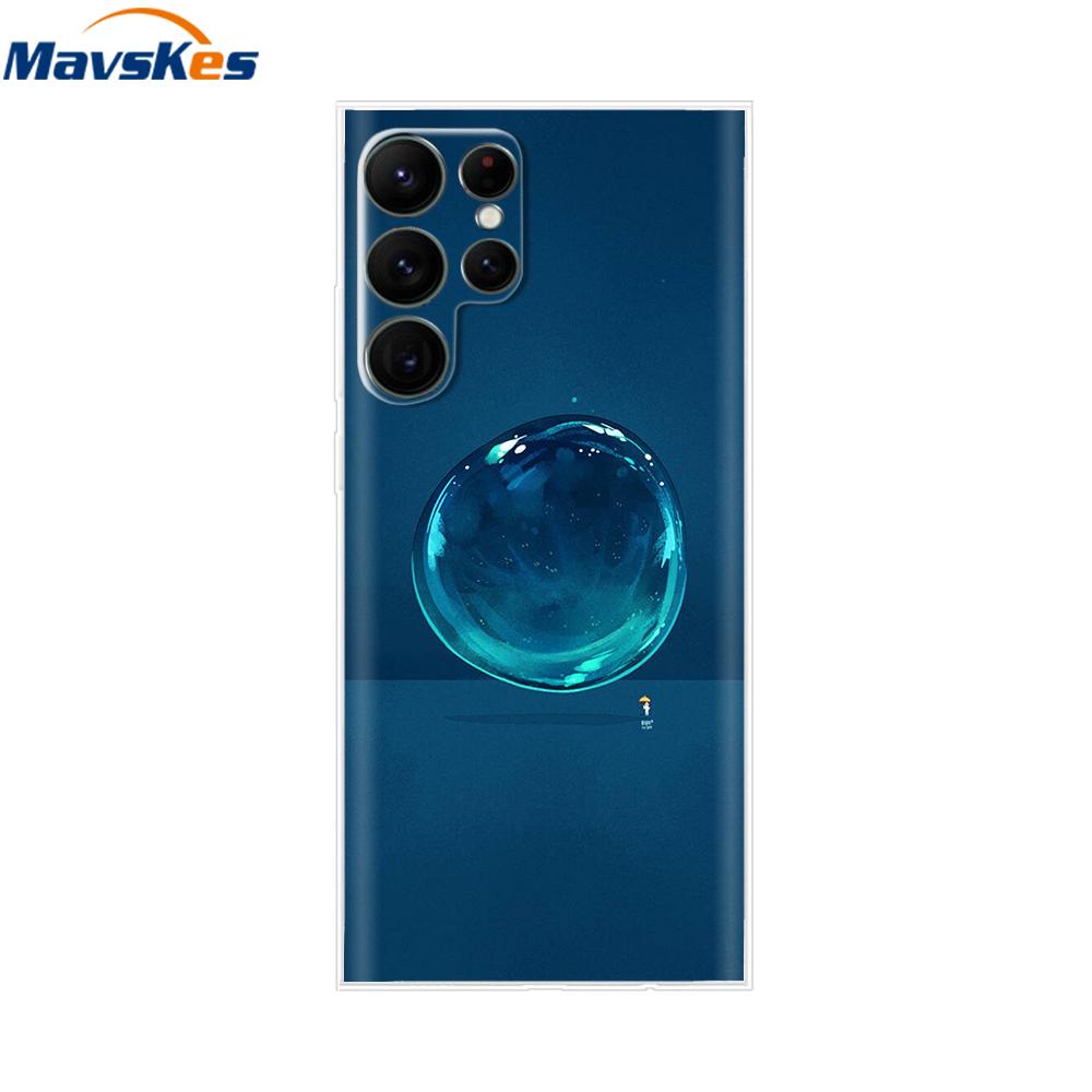 For Samsung Galaxy S22 Ultra Case Silicone Soft Clear Bumper Back Cover For Samsung S22 Ultra Cases For Samsung S22 Ultra Fundas