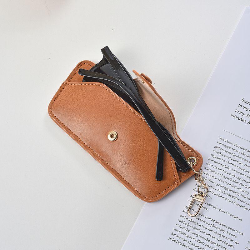 Fashion new men's and women's glasses bag, pressure-resistant glasses case, anti-drop sunglasses case, light luxury portable glasses bag,