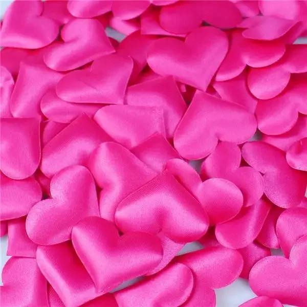100/200pcs Heart Shape Petals Wedding Valentines Day Throwing Table Decoration Birthday Decoration Household Items