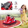 Bumper Cars for Children, 360-degree Rotation, Steering Wheel, LED Lights, Music Function, Ages 3-8, Red