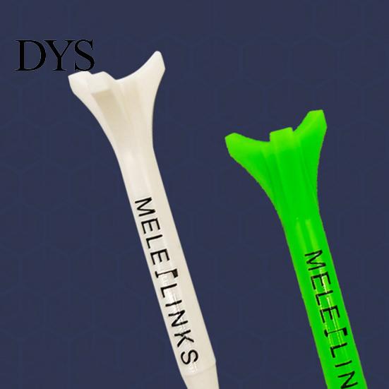 Tee for Reducing Ball Rotation 50Pcs Plastic Golf Tees Three-head Design Professional Reduce Friction Serving Pins Performance-enhancing 38/6983mm