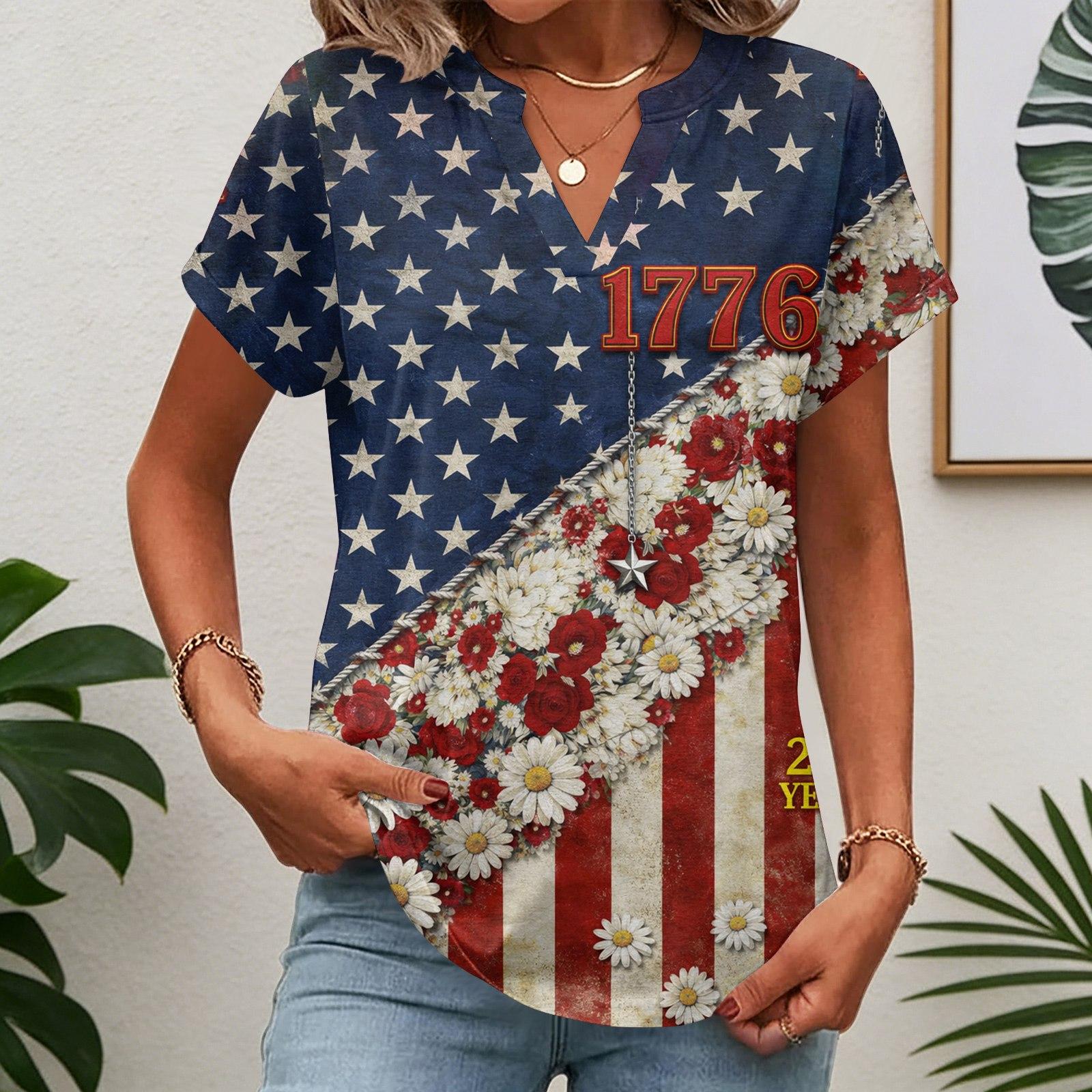 Womens Tops Short Sleeve Tee Summer V Neck Shirts Work Blouses Business Tunic XXL